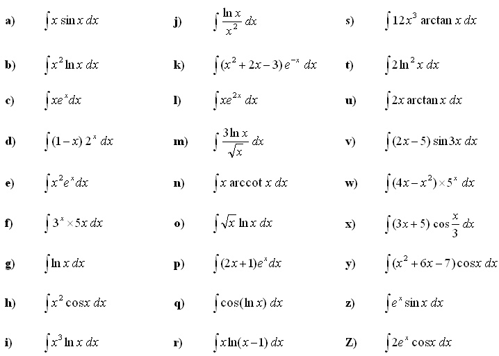 Indefinite integral of a function - Exercise 3